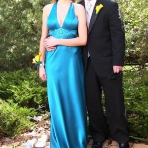 Prom Dress Turquoise Size 2